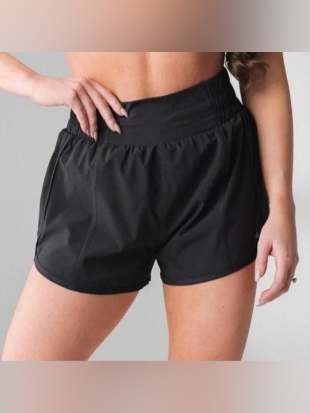 Vitality / Balance Athletica Black Athletic Running Shorts